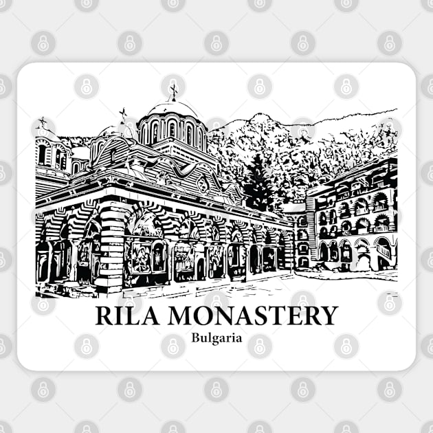 Rila Monastery - Bulgaria Sticker by Lakeric